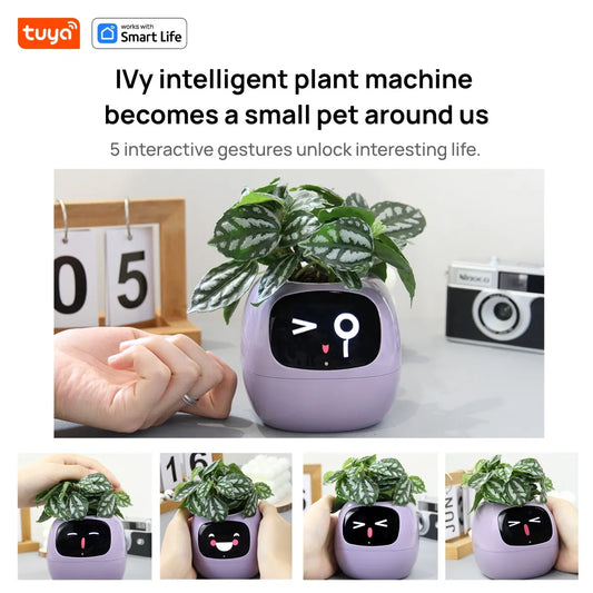 Smart Planter with AI Sensors and Fun Expressions