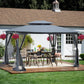 13x10 Outdoor Patio Gazebo Tent with Double Roof and Net