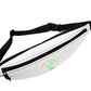 Garden Supply Co. White Fanny Pack — Minimal Logo Waist Bag for Gardeners
