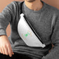 Garden Supply Co. White Fanny Pack — Minimal Logo Waist Bag for Gardeners