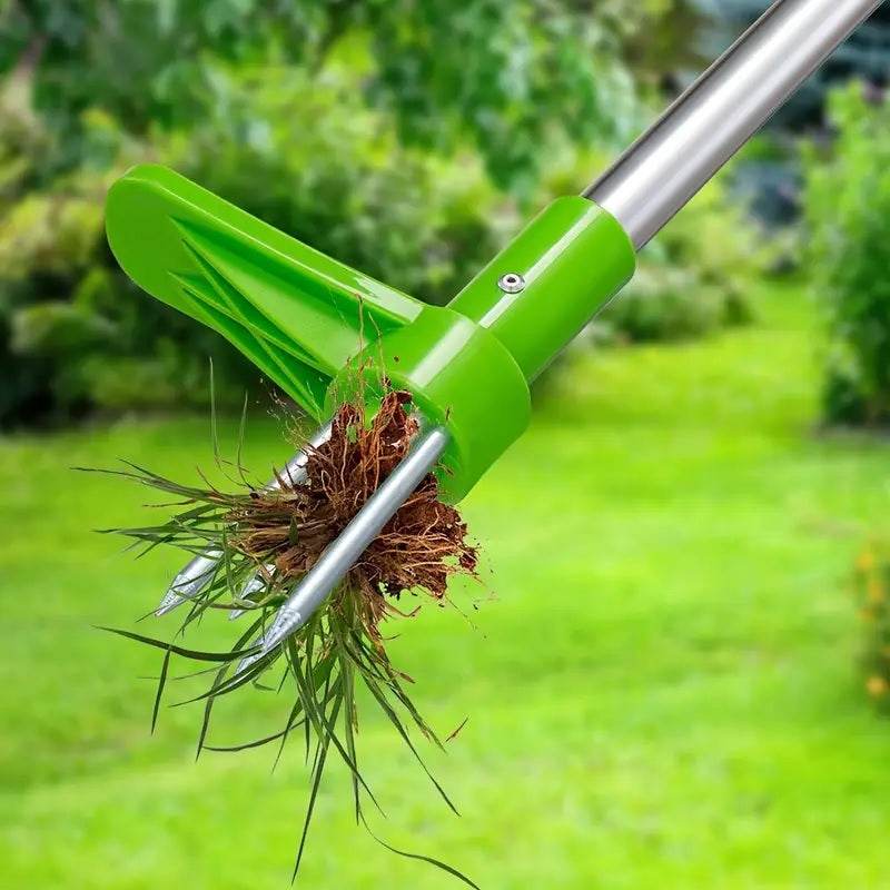 Stand Up Weeder Tool Manual Garden Weed Remover Foot Pedal