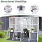 Wooden Lean To Greenhouse Heavy Duty Walk In Outdoor