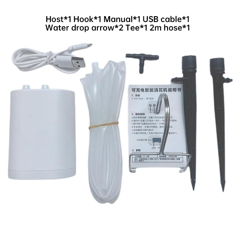Automatic Irrigation Controller Kit with Multiple Heads and Timer