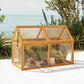 Wood Cold Frame Greenhouse Raised Planter with Adjustable Roof