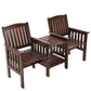 Gardeon Garden Bench Chair Table Loveseat Wooden Outdoor Furniture