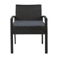 Set of 2 Outdoor Dining Chairs Wicker Chair Patio Garden Furniture