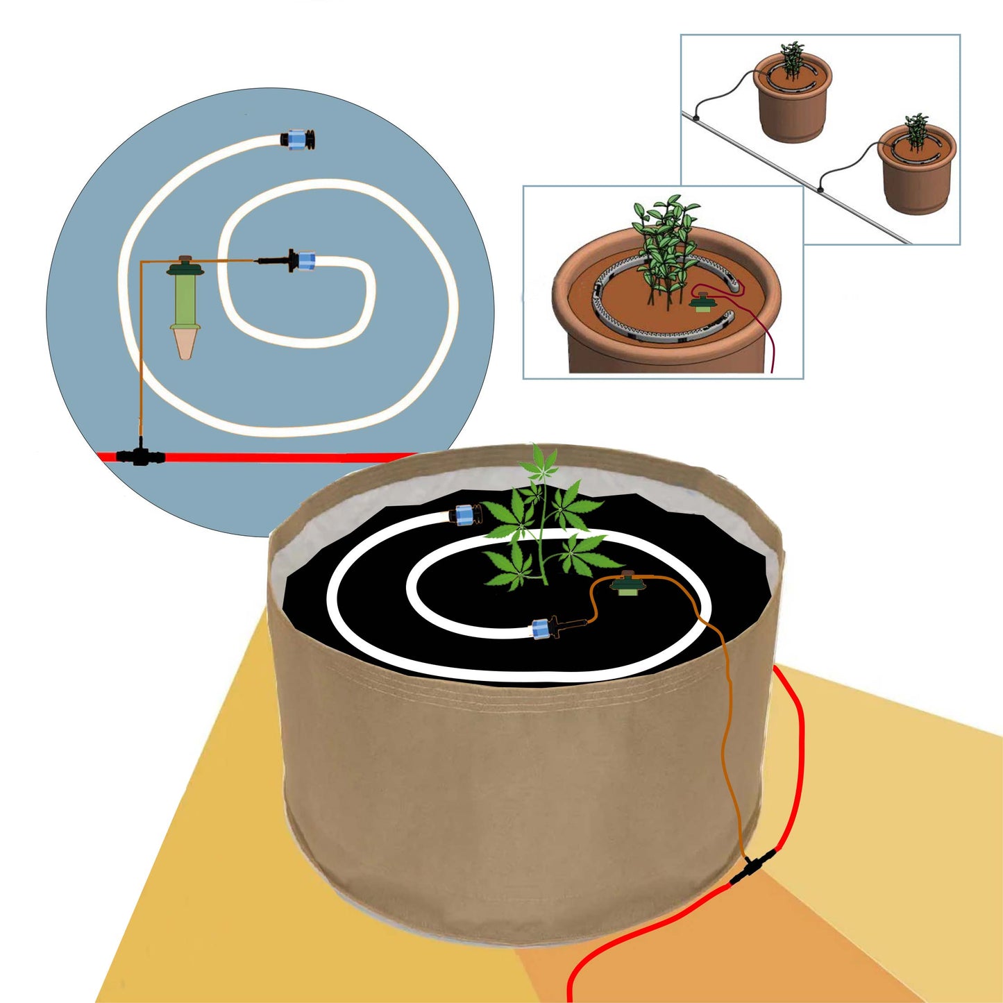 Irrigation for Pots