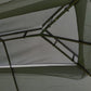 13x10 Outdoor Patio Gazebo Tent with Double Roof and Net