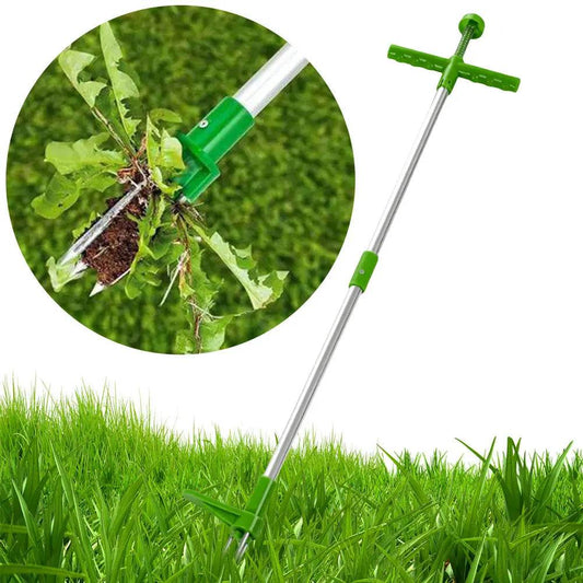 Stand Up Weeder Tool Manual Garden Weed Remover Foot Pedal