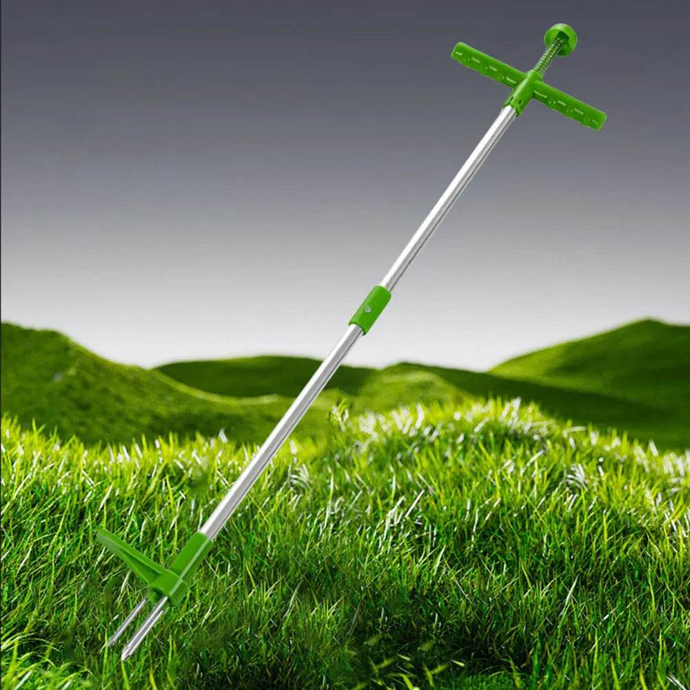 Stand Up Weeder Tool Manual Garden Weed Remover Foot Pedal